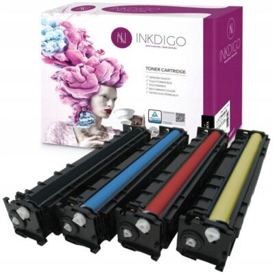 4x TONER INKDIGO DO HP COLOR CF540X CF541X CF542X CF543X
