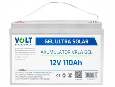 AKUMULATOR GEL żelowy VPRO PREMIUM 12V 110 Ah ŻELOWY VRLA BEZOBSŁUGOWY
