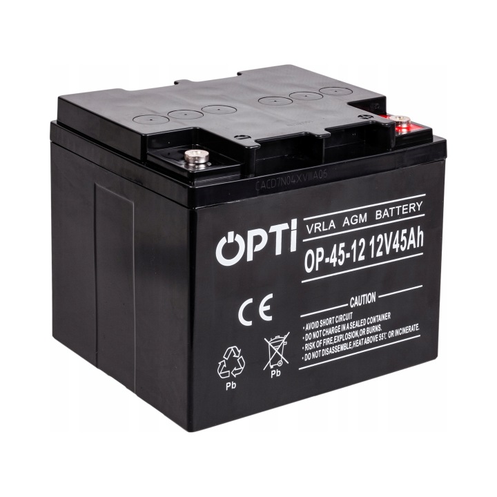 Akumulator AGM OPTI 12V 45 Ah