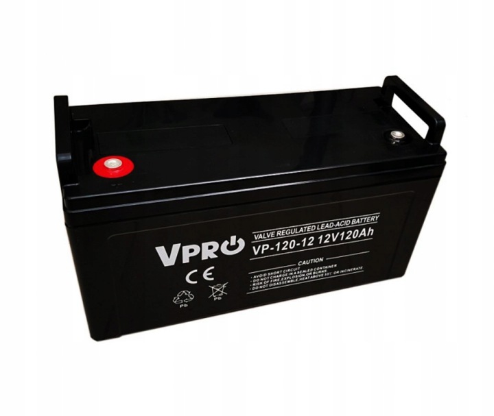 Akumulator AGM VPRO 12V 120Ah