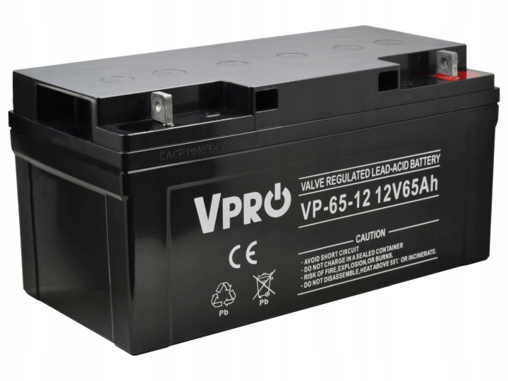 Akumulator AGM VPRO 12V 65 Ah