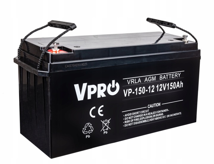 Akumulator VOLT POLSKA AGM VPRO 12V 150Ah VRLA Bezobsługowy