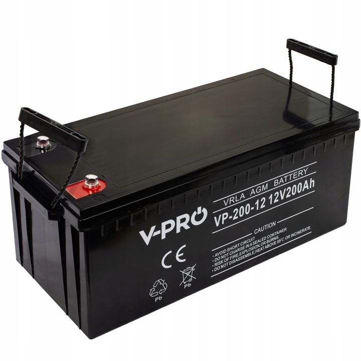 Akumulator VOLT POLSKA AGM VPRO 12V 200Ah VRLA Bezobsługowy
