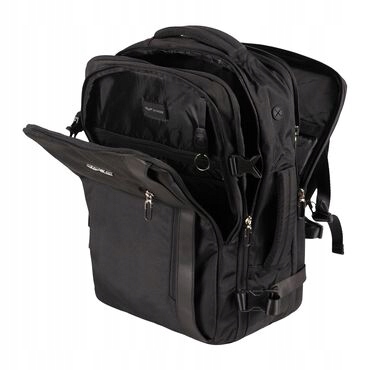 Bagaż podręczny Plecak do Samolotu Turystyczny Wings Skylark 30 l czarny