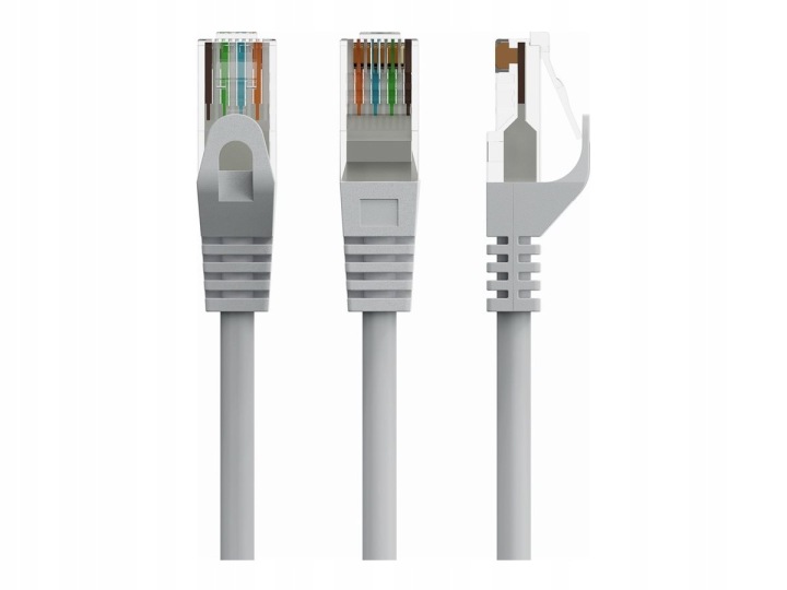 GEMBIRD patchcord kat 6 zalewane końcówki 7,5m szary