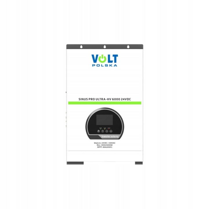 Inwerter solarny SINUS PRO ULTRA-HV 6000 24/230V 3000/6000 + 80A MPPT 450V
