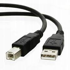 Kabel USB A B przewód do Skanera drukarki czarny