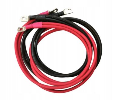 Kabel do łączenia akumulatorów 25mm2 (2x12,5mm2) 100cm M8 [para]
