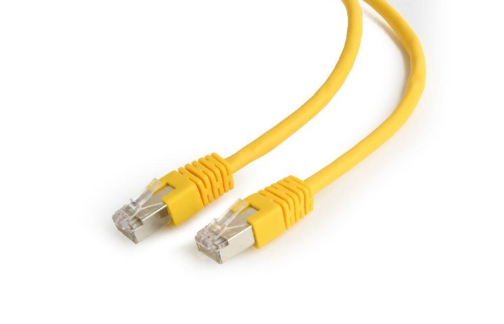 Kabel patchcord kat.6 FTP Patch cord 1m (żółty) Gembird