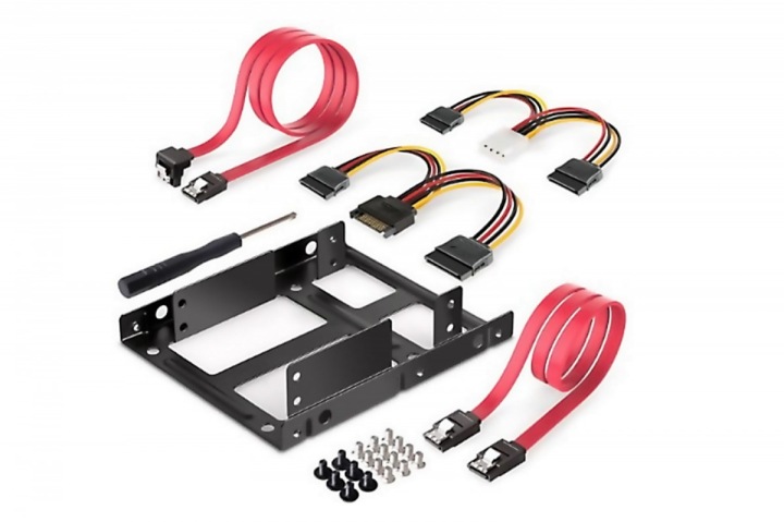 Kieszeń na dysk Digitus Ramka montażowa SSD/HDD 2 x 2.5" do 3.5" ATA, SATA