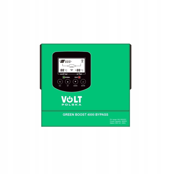 Przetwornica solarna GREEN BOOST 4000 BYPASS 160-350VDC bojler po zwrocie
