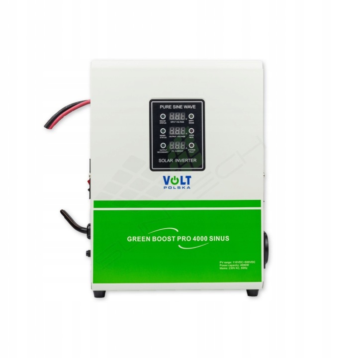 Przetwornica solarna GREEN BOOST PRO 4000 SINUS BYPASS 160-500VDC bojler