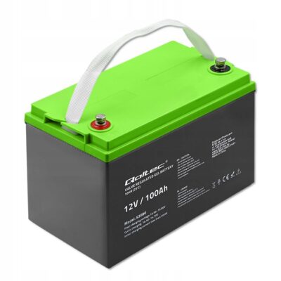 Qoltec Akumulator żelowy GEL 12V 100Ah LongLife PV UPS kamper łódź 53080
