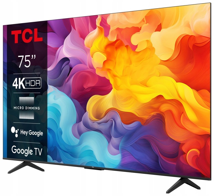 Telewizor LED TCL 75P655 75" 4K UHD czarny