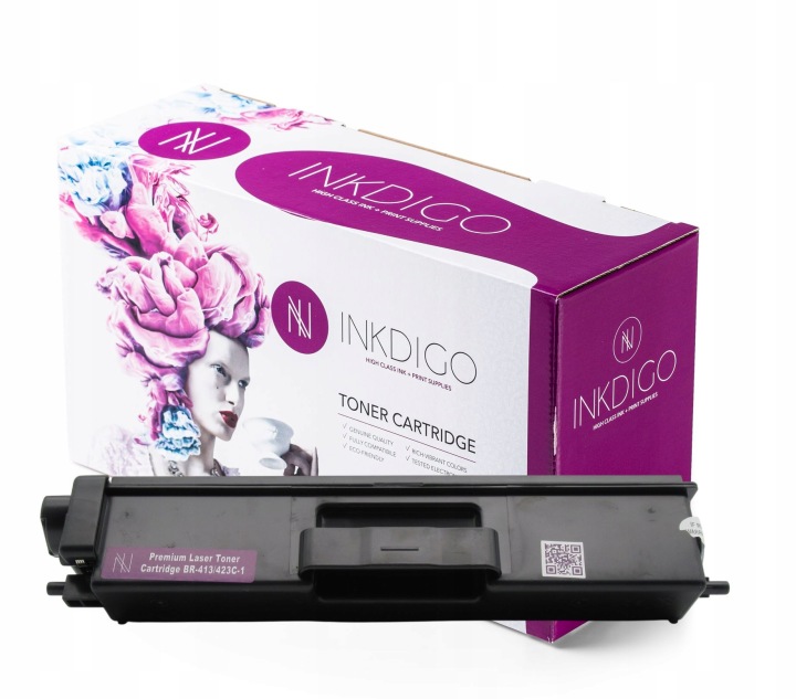 Toner INKDIGO TN-423 TN-426 do Brother Cyan niebieski 6500 stron