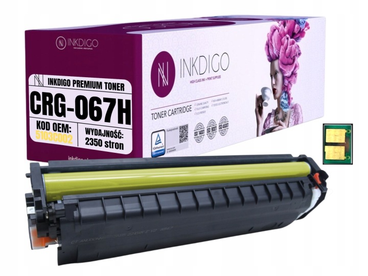 Toner Inkdigo zamiennik CRG-067HY do CANON żółty yellow 2350 stron