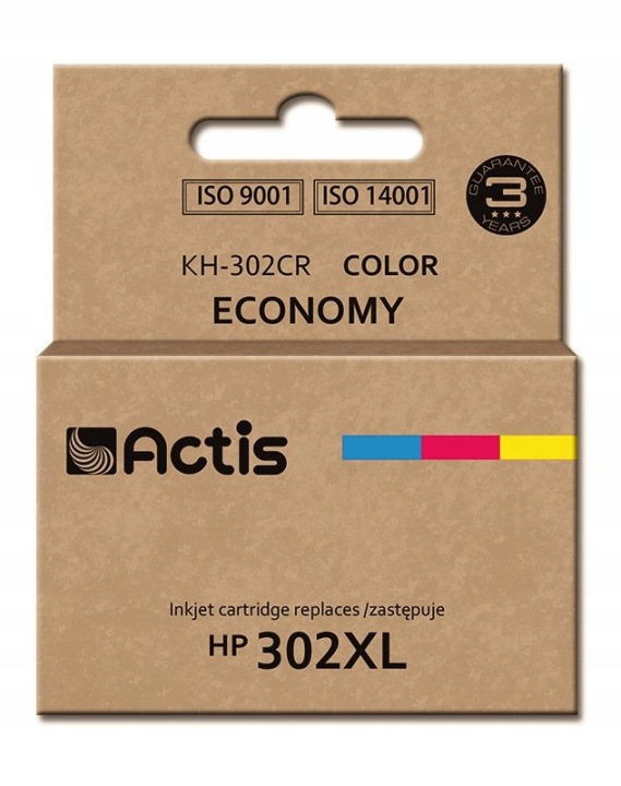 Tusz Actis KH-302CR do HP kolor HP 302 302XL 18ml