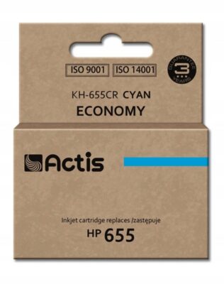 Tusz Actis KH-655CR do HP niebieski (cyan) HP 655 CZ110AE 12 ml