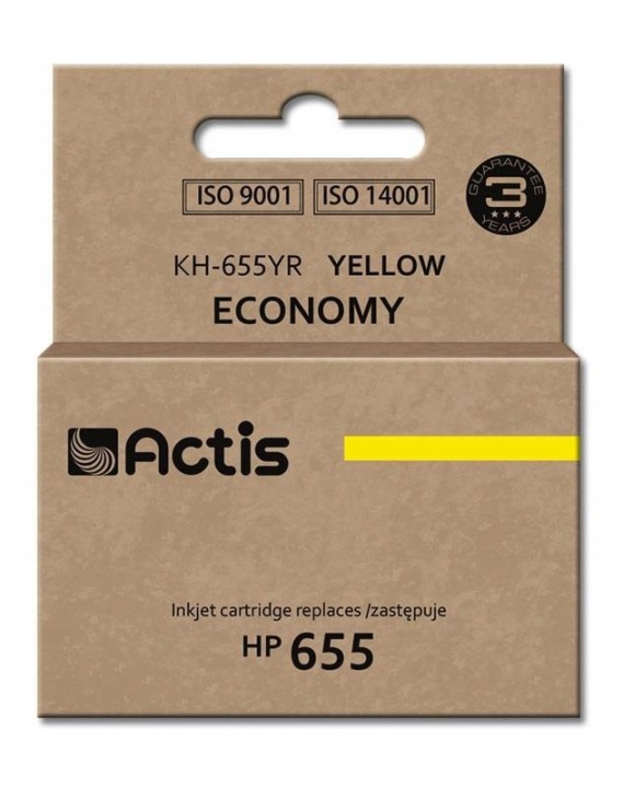 Tusz Actis KH-655YR do HP żółty (yellow) HP 655 CZ112AE 12 ml