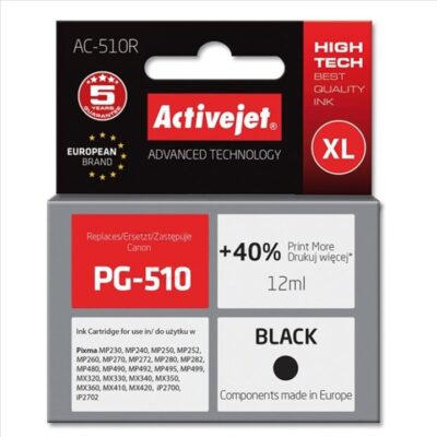 Tusz ActiveJet AC-510RX do Canon czarny PG-510XL 12ml