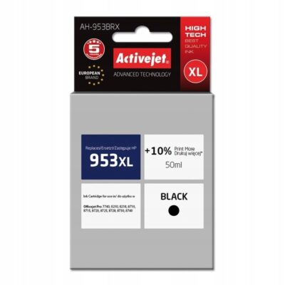 Tusz Activejet AH-953BRX do HP 953XL L0S70AE czarny black 50 ml 2200 stron