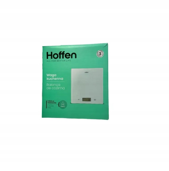 Waga kuchenna Hoffen KS-4181-W biała 5 kg