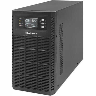 Zasilacz awaryjny UPS Qoltec Pure Sine Wave LCD 3000VA 3000W 6x 7000 mAh