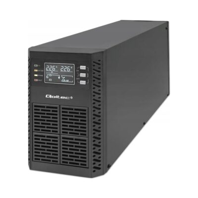 Zasilacz awaryjny UPS on-line Qoltec Pure Sine Wave LCD 2000VA 2000W EPO